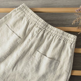 NEW Men's 100% Linen Harem Drawstring Casual pants