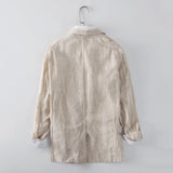 Men's Linen Jacket C032  + Casual Pants 060 Set